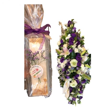 סידור אובלי לשולחן בתוספת עוגת פס משובחת