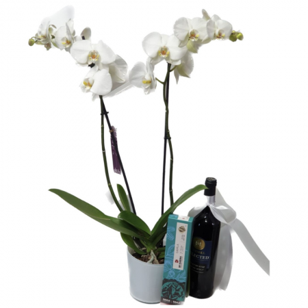 אהבה באחוזה- מארז סחלב עם יין ושוקולד