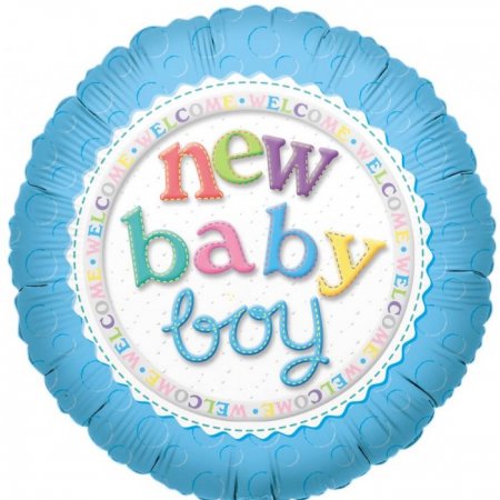 New Baby boy- בלון להודלת הבן
