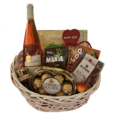 מארז  שוקולד  ויין