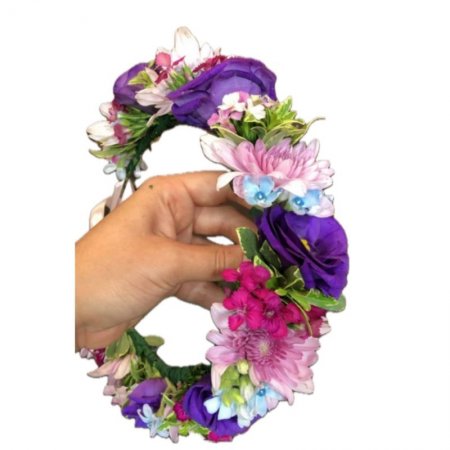 זר לראש צבעוני