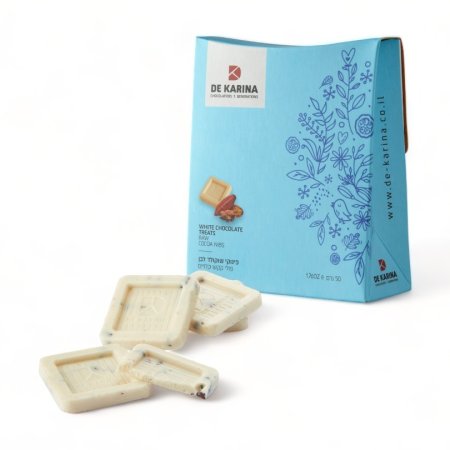 ריבועי שוקולד לבן